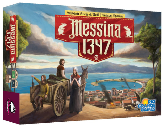 Messina 1347 board game box
