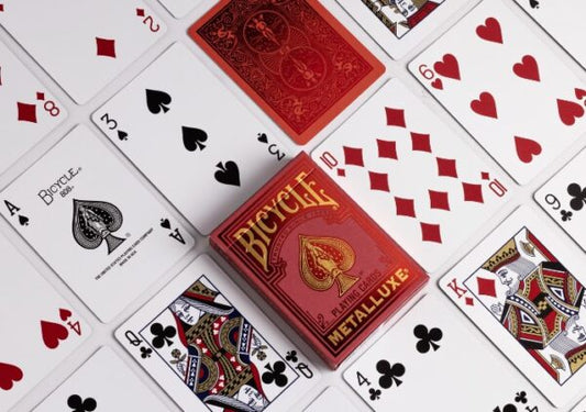 Bicycle Metalluxe Red Playing Cards