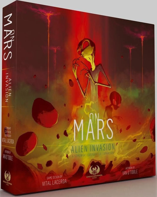 On Mars Alien Invasion Board Game Expansion