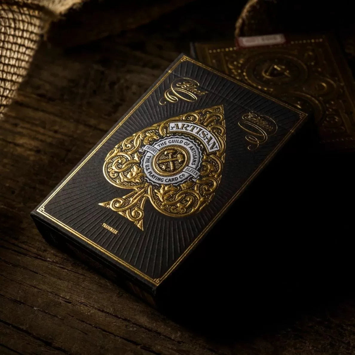 Artisan Black playing cards