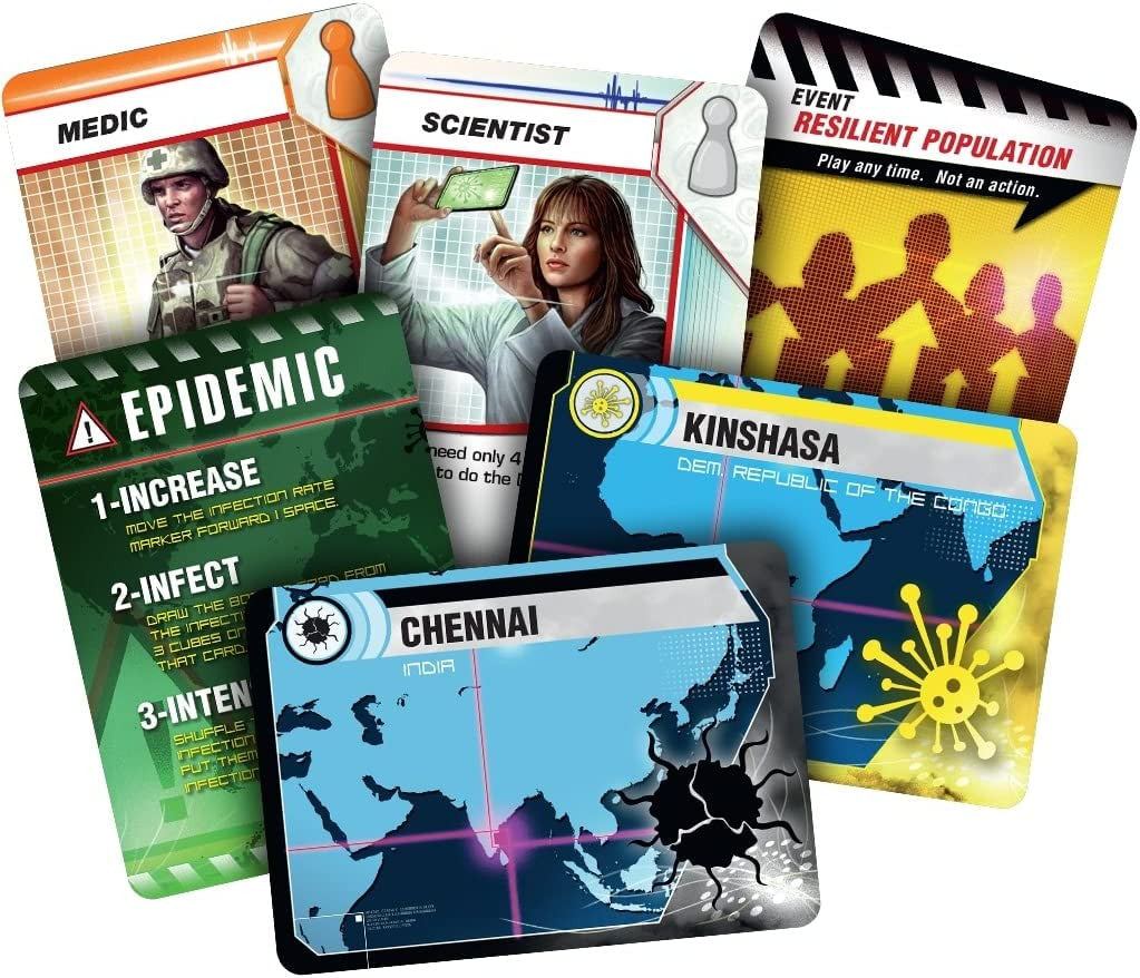 Pandemic Board Game Cards