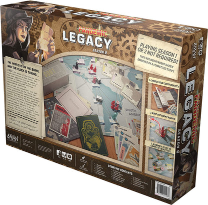 Pandemic Legacy Season 0 Back of Box