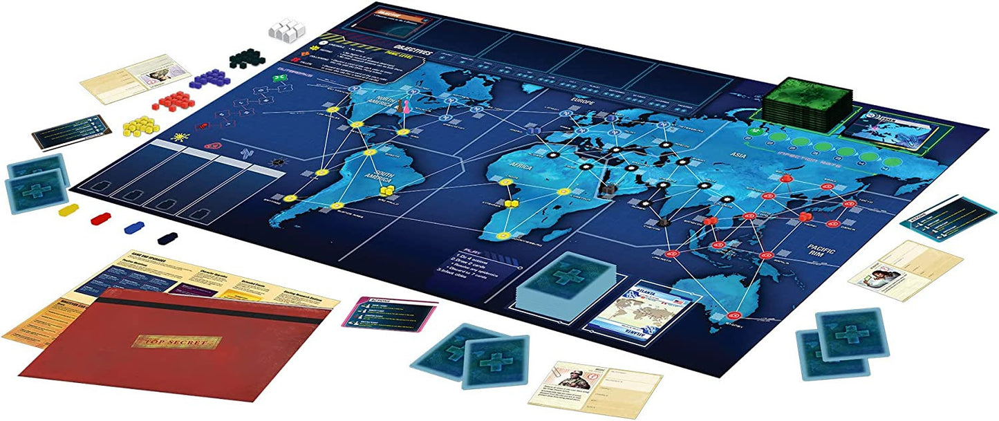 Pandemic Legacy Season 1 Board Game Components