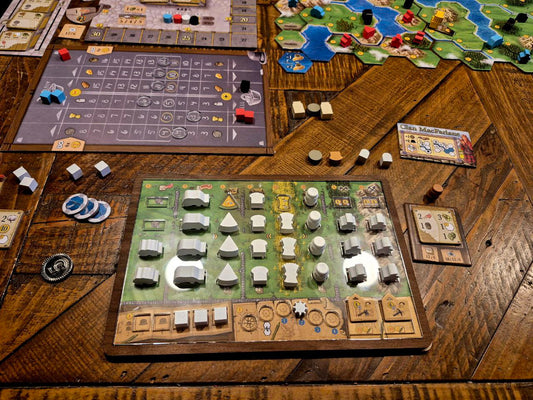 4 Dual layer boards for Clans of Caledonia