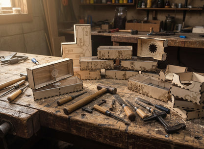 Deluxe Rustic Timber Organiser for Scythe