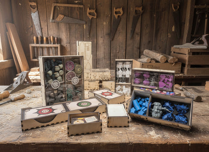 Deluxe Rustic Timber Organiser for Scythe