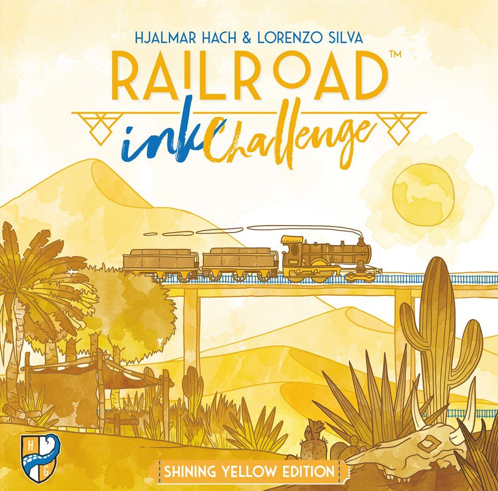 Railroad Ink Challenge Shining Yellow Edition