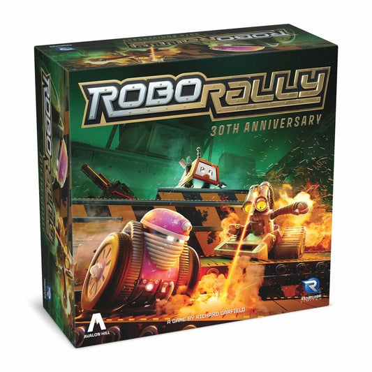 Robo Rally 30th Anniversary board game box.