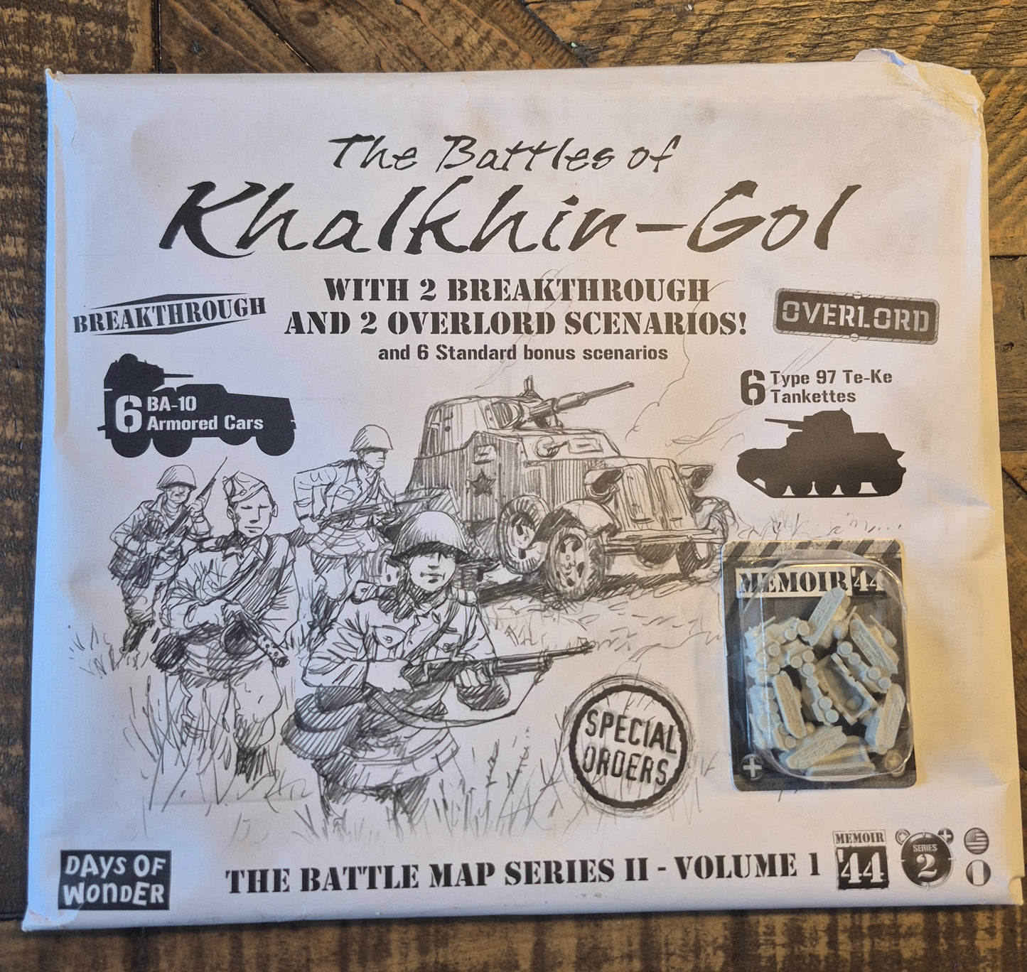 Memoir 44 Battles of Khalkhin-Go (CLEARANCE minor cosmetic damage with torn paper packaging).