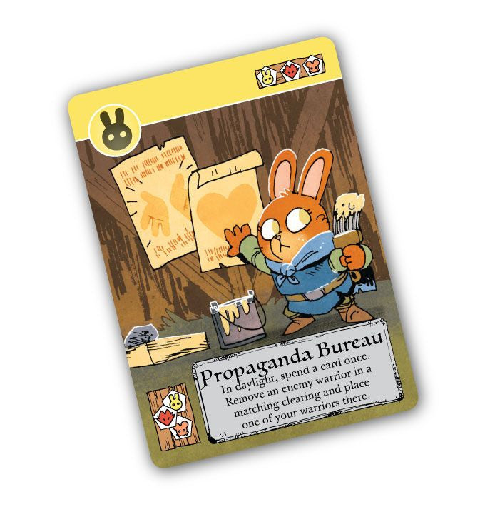 Root Exiles and Partisans Deck of cards