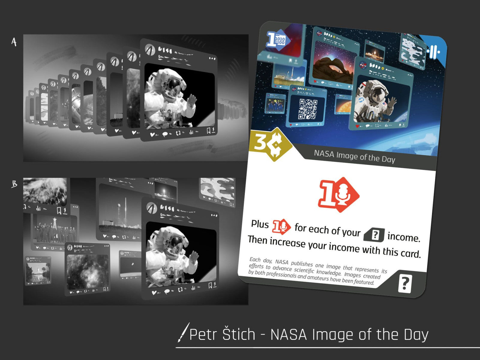 SETI board game cards