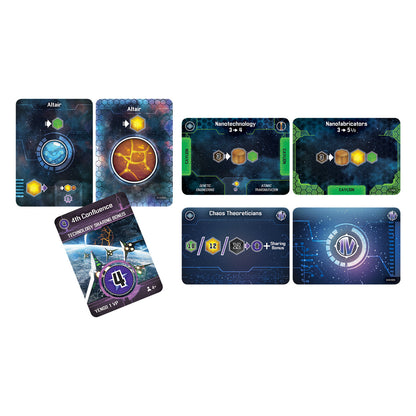 Sidereal Confluence Remastered Edition board game cards