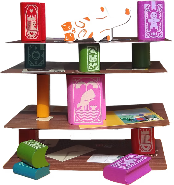 Bookshelf board game