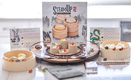 Steam up a Feast of Dim Sum board game box
