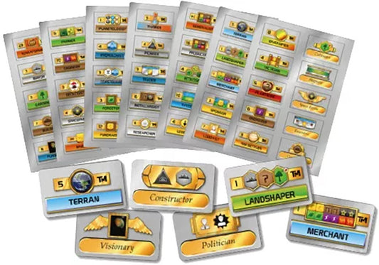 Terraforming Mars milestones and awards