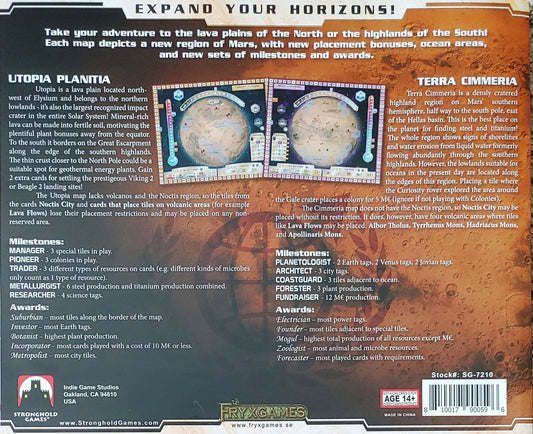 Terraforming Mars Utopia & Cimmera