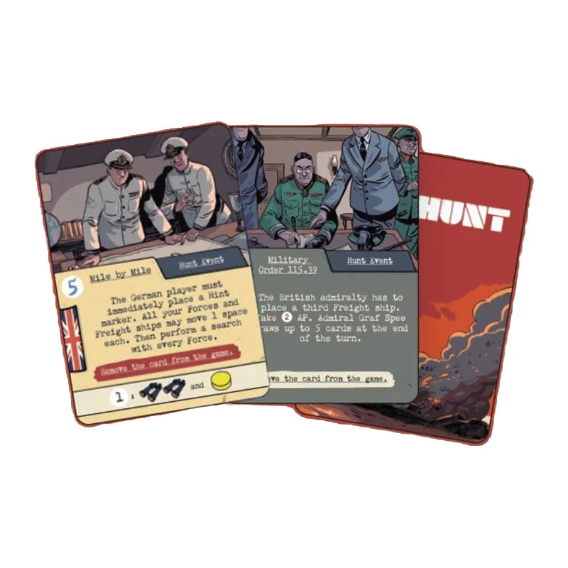 The Hunt board game cards
