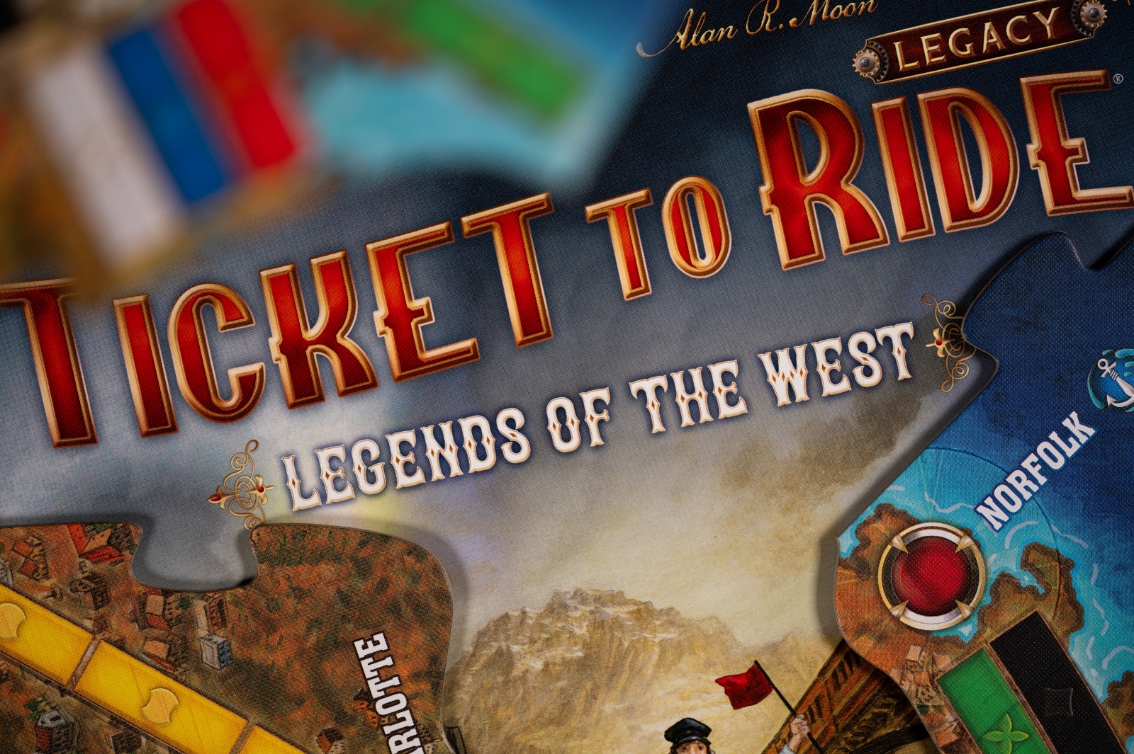 Ticket to ride legacy legends of the west board game