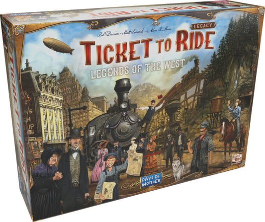 Ticket to ride legacy legends of the west board game