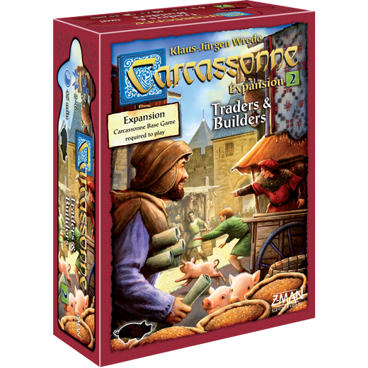 Carcassonne traders and builders expansion 2 board game box