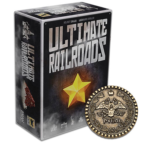 Russian Railroads or Ultimate Railroads Metal Coins
