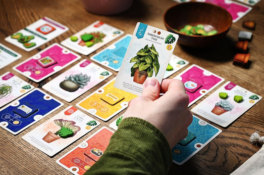 Verdant board game components