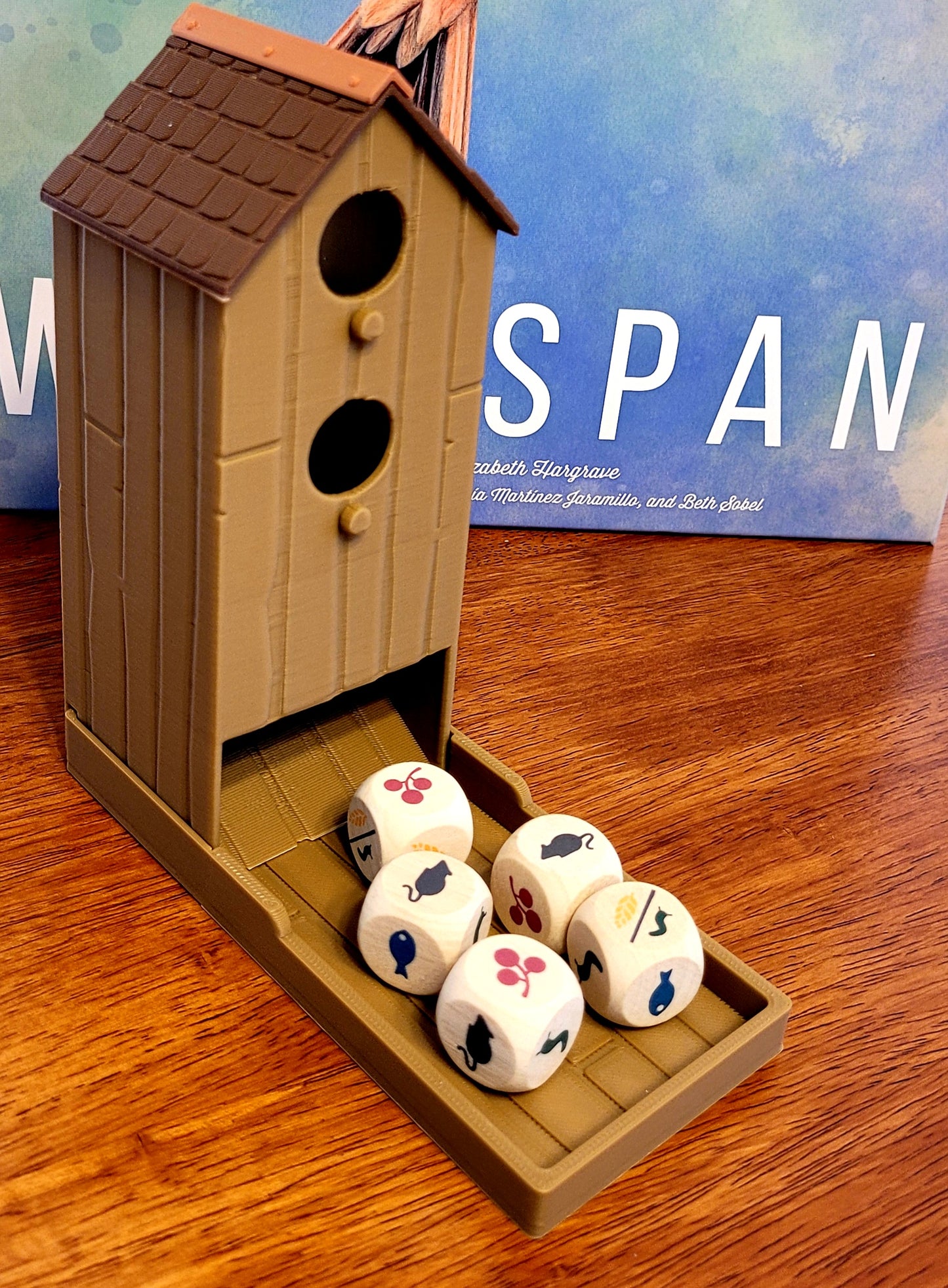 Bird House Dice Tower for Wingspan