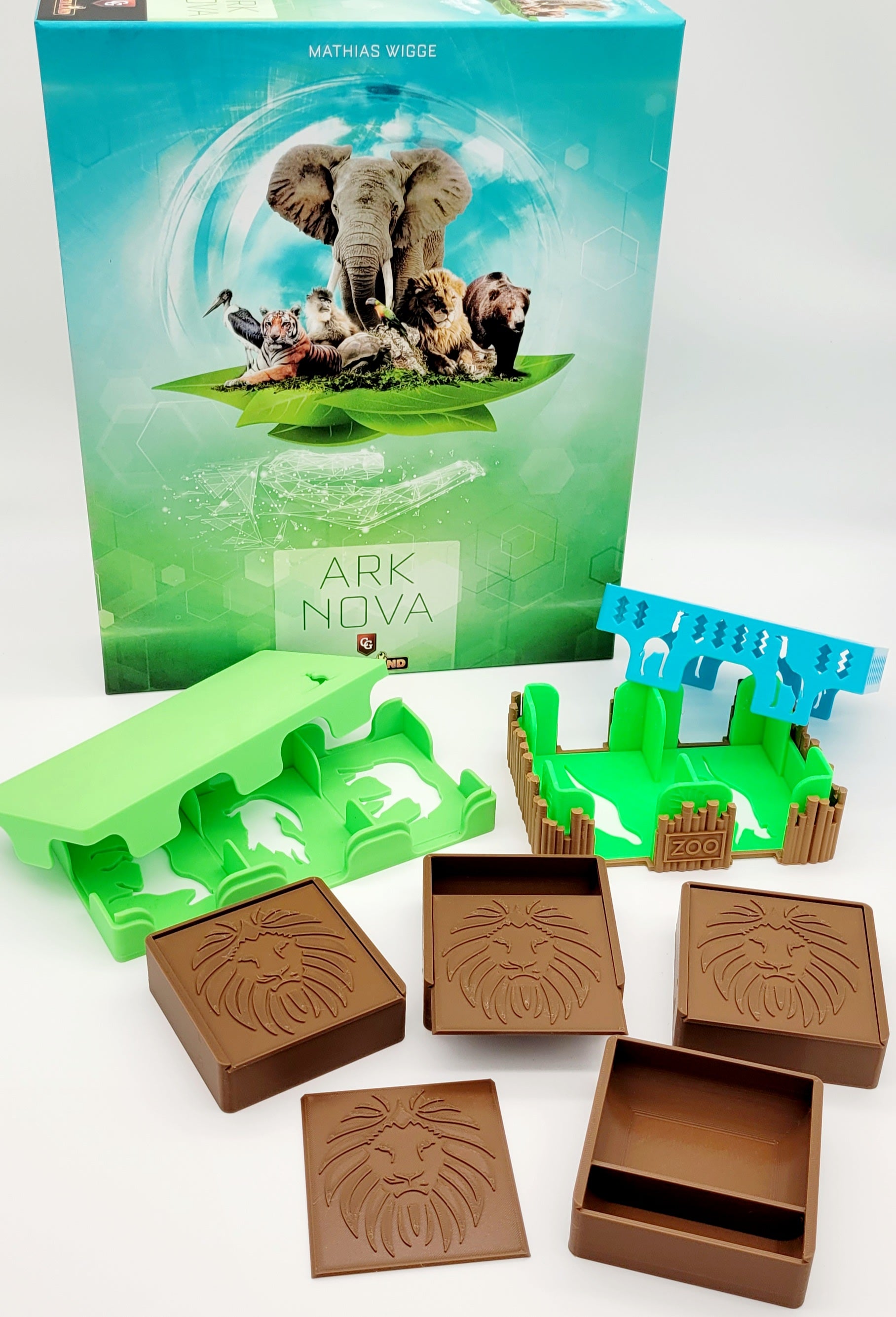 Ark Nova board game organiser