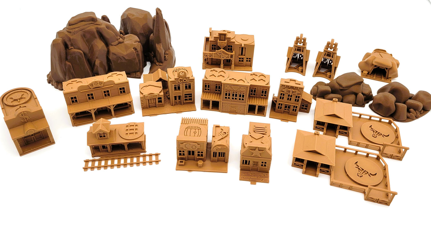 Western Buildings and Mountains for Western Legends - Base Building Pack