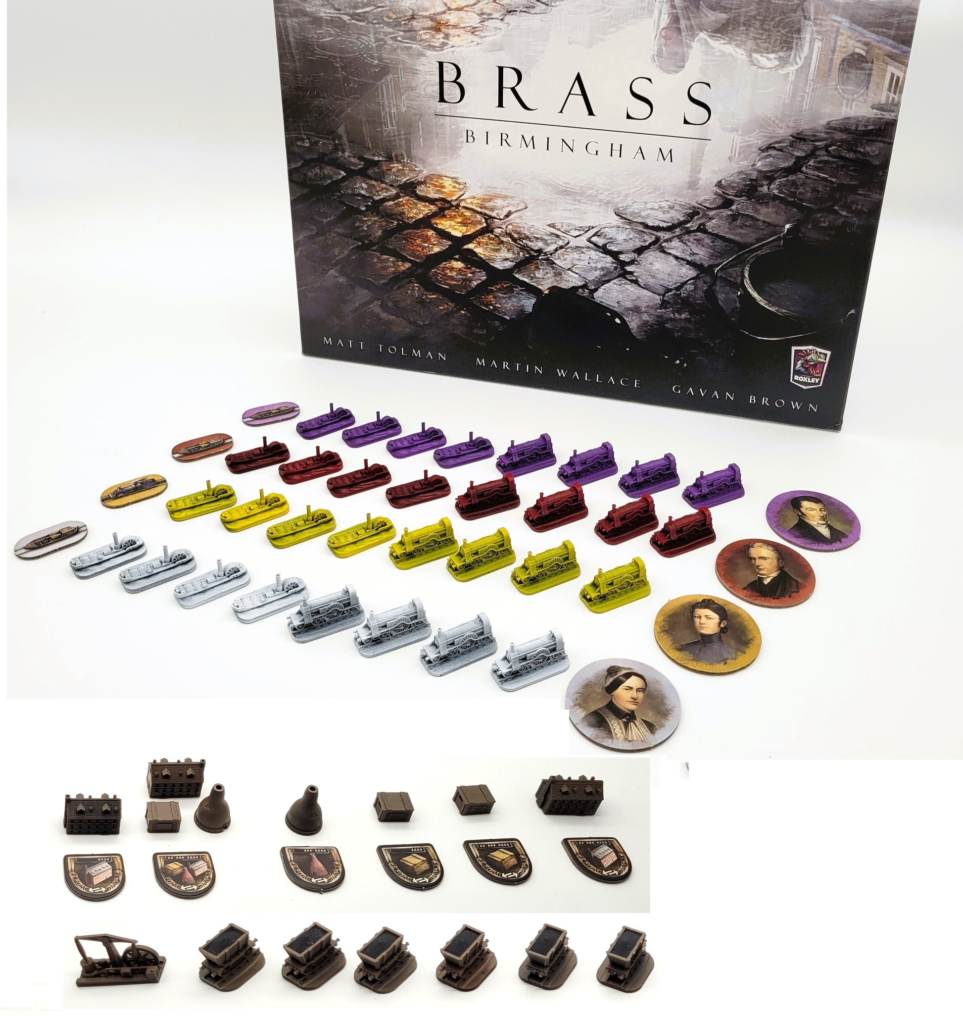 Deluxe Tokens for Brass Birmingham – 3DLevelup