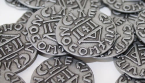 West Kingdom metal coins