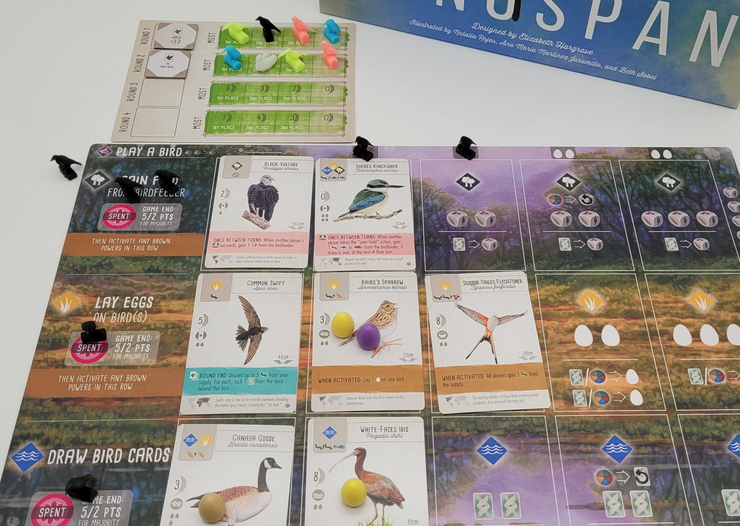 Action Birds Tokens for Wingspan